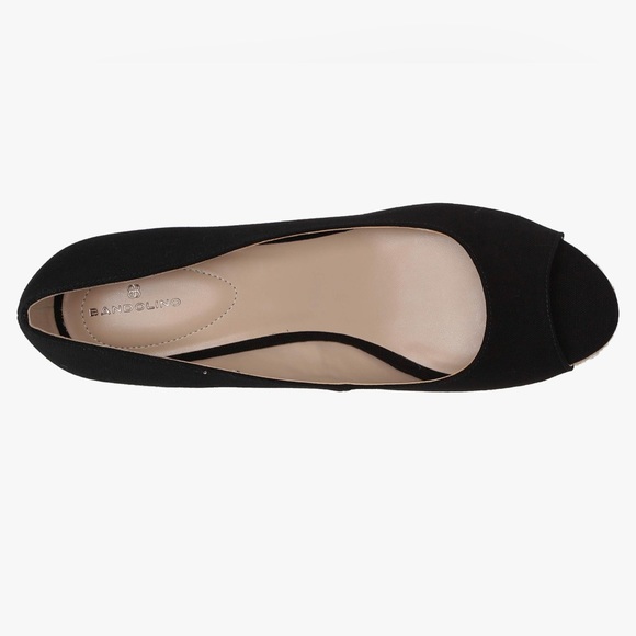 Bandolino Womens Wedge Sandal Sz8.5 Black - Picture 2 of 5
